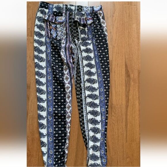 Women's XL Rewash Casual Jogging Pants Soft Loud Print NWT - Picture 2 of 7